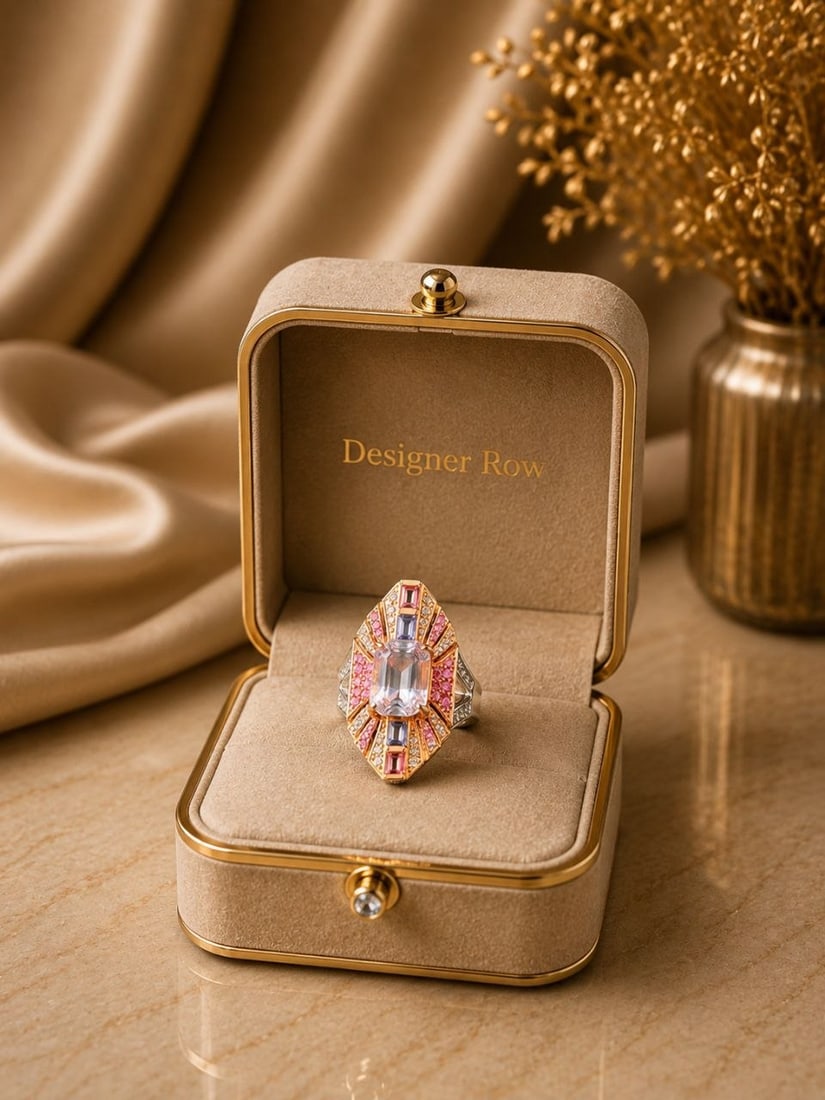 Absolutely No Reserve-Pink Sapphire Ring (1 of 20)