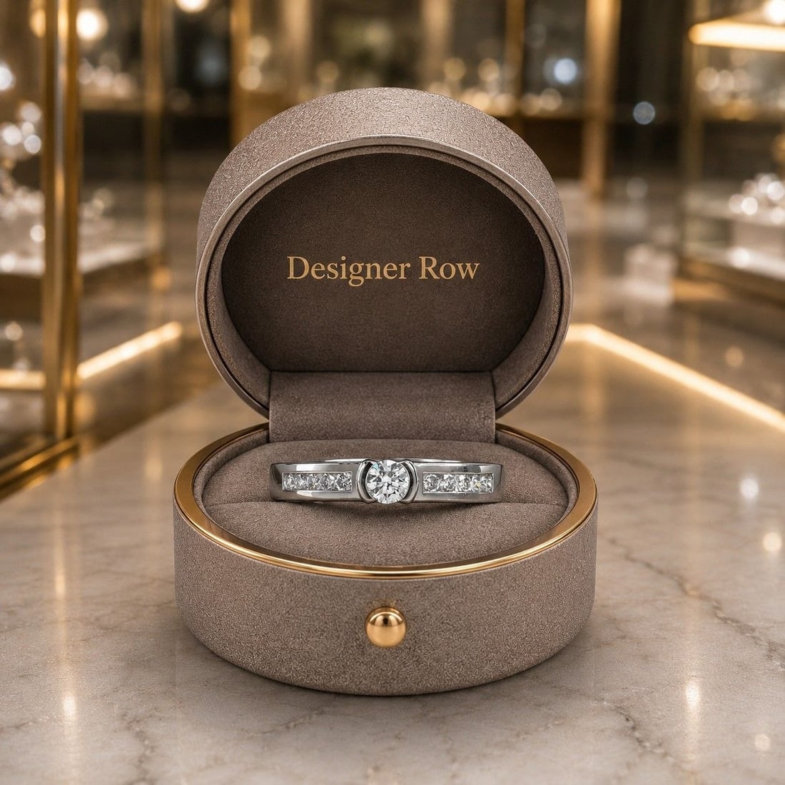 18K White Gold Diamond Ring: NOTE - Additional lots may be added until the final day of the auction. Please check back regularly for updates and newly added items. 18K White Gold Round Diamond Ring Crafted in elegant 18K White