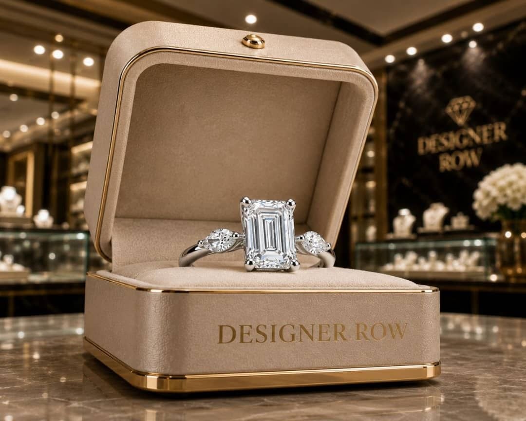 Emerald Cut Diamond Ring - 17