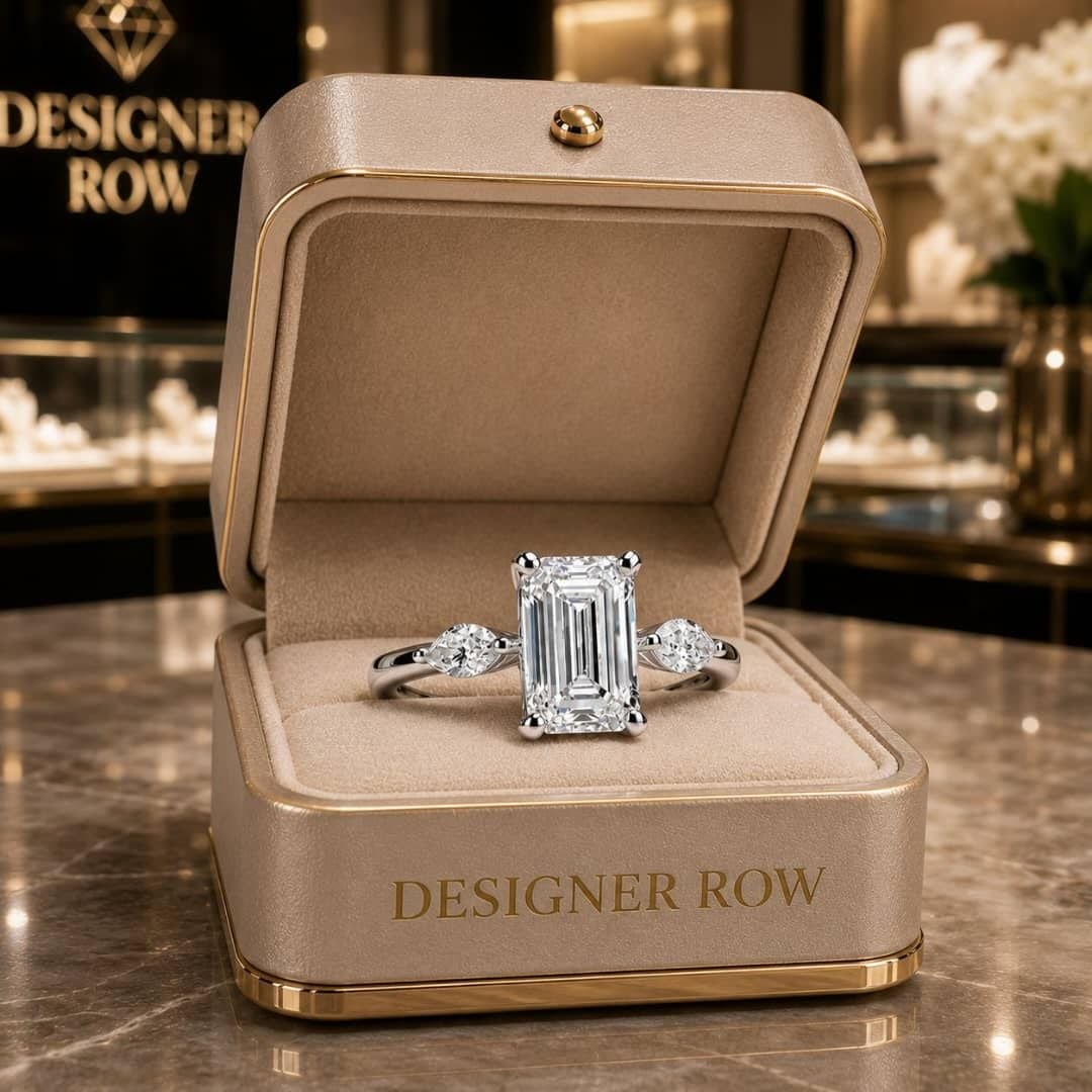 Emerald Cut Diamond Ring: NOTE - Additional lots may be added until the final day of the auction. Please check back regularly for updates and newly added items. 18K White Gold Emerald Cut Diamond Ring Expertly crafted in luxur