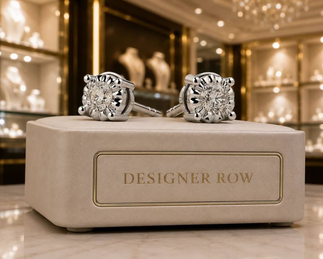 Classic Diamond Stud Earrings - 13