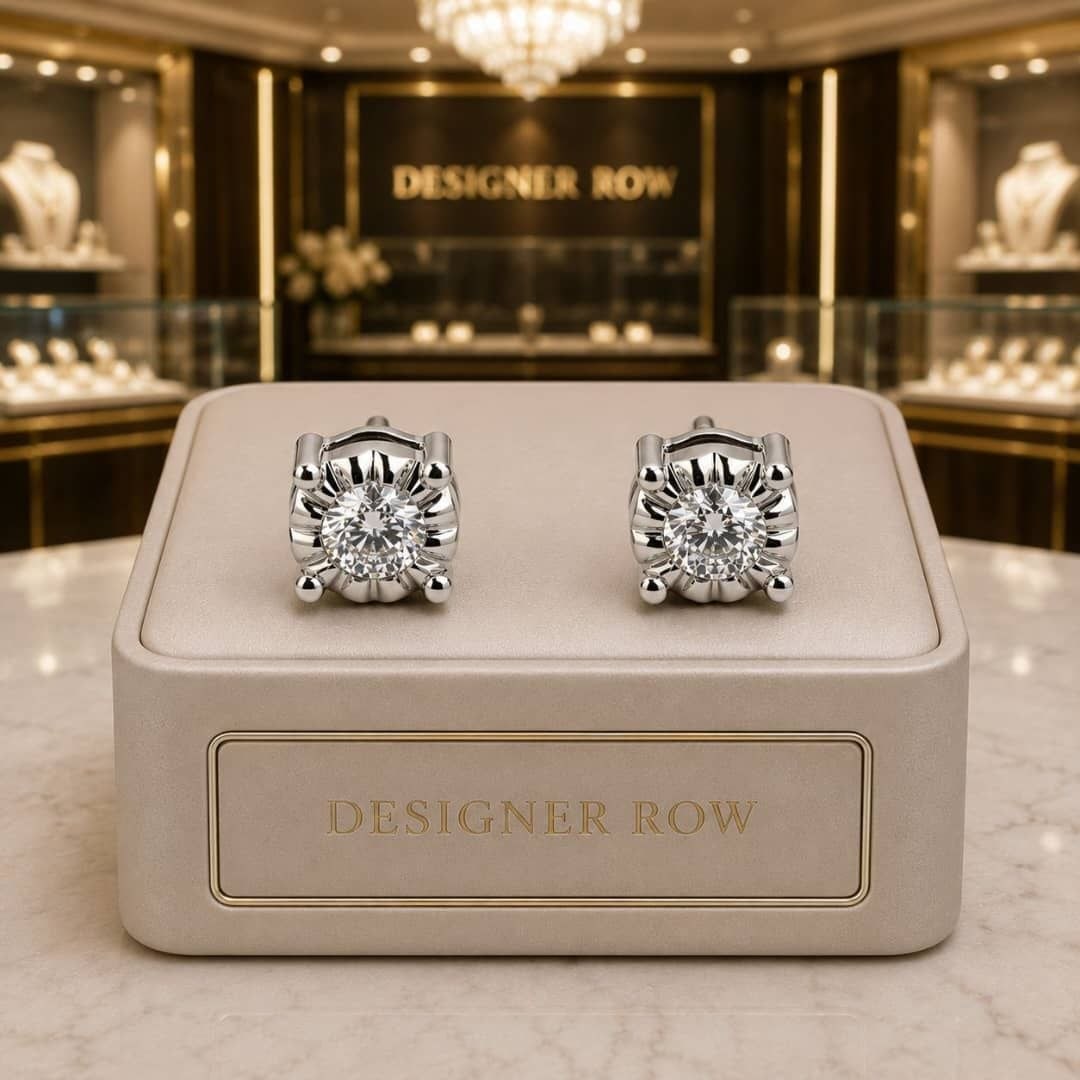 Classic Diamond Stud Earrings - 7