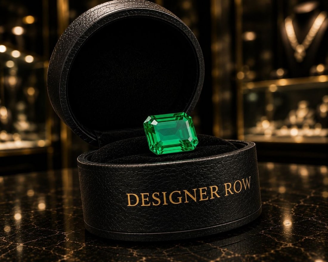 Emerald Cut Lab-Grown Emerald - 10