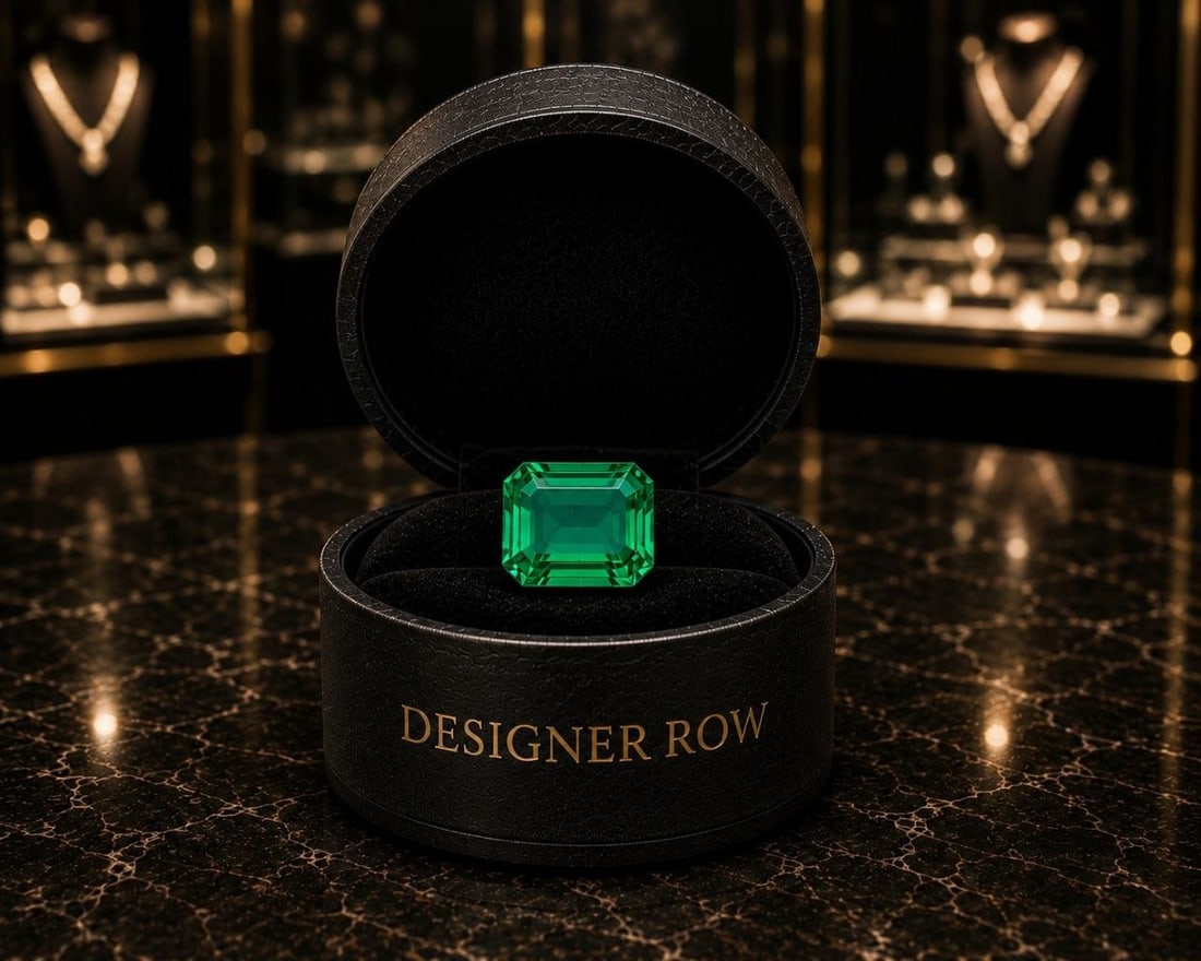 Emerald Cut Lab-Grown Emerald - 20