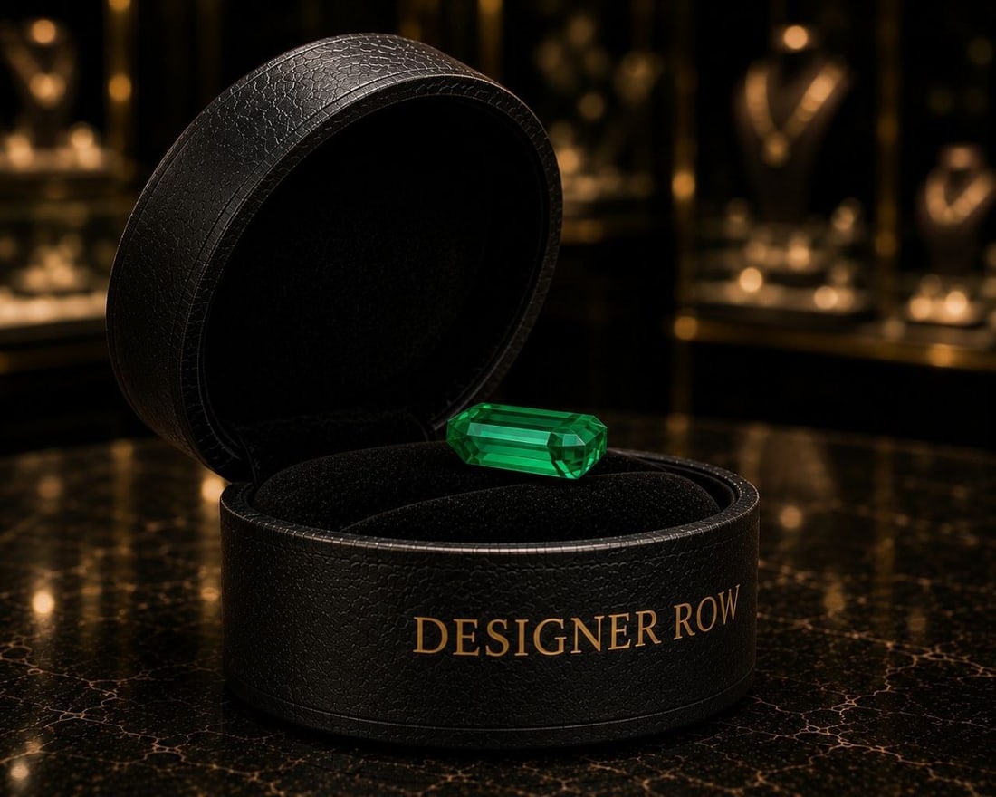 Emerald Cut Lab-Grown Emerald - 2
