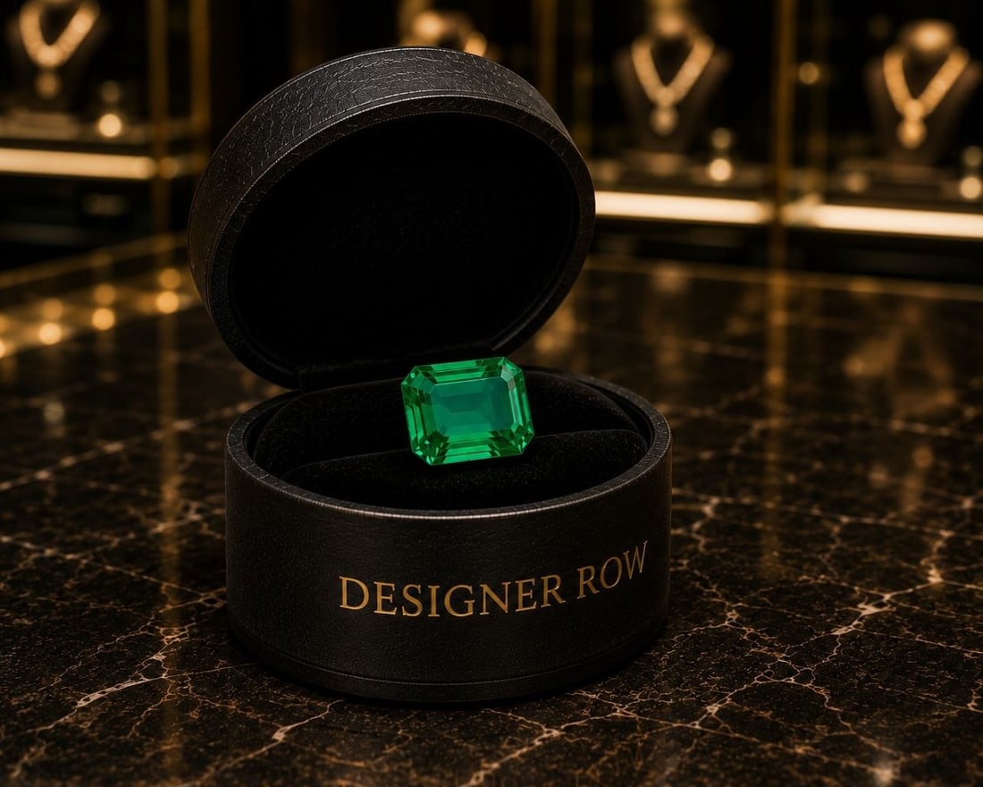 Emerald Cut Lab-Grown Emerald - 8
