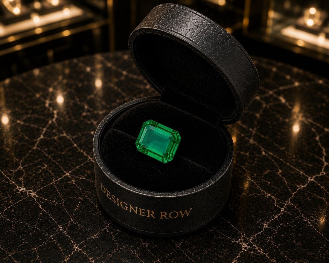 Emerald Cut Lab-Grown Emerald - 9