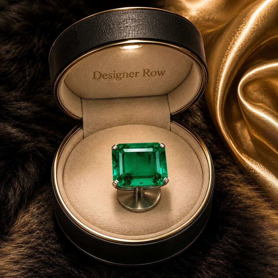4.44 Carat Lab-Grown Emerald: 4.44 Carat Lab-Grown Emerald NOTE - Additional lots may be added until the final day of the auction. Please check back regularly for updates and newly added items. PRODUCT VISUAL PRESENTATION</