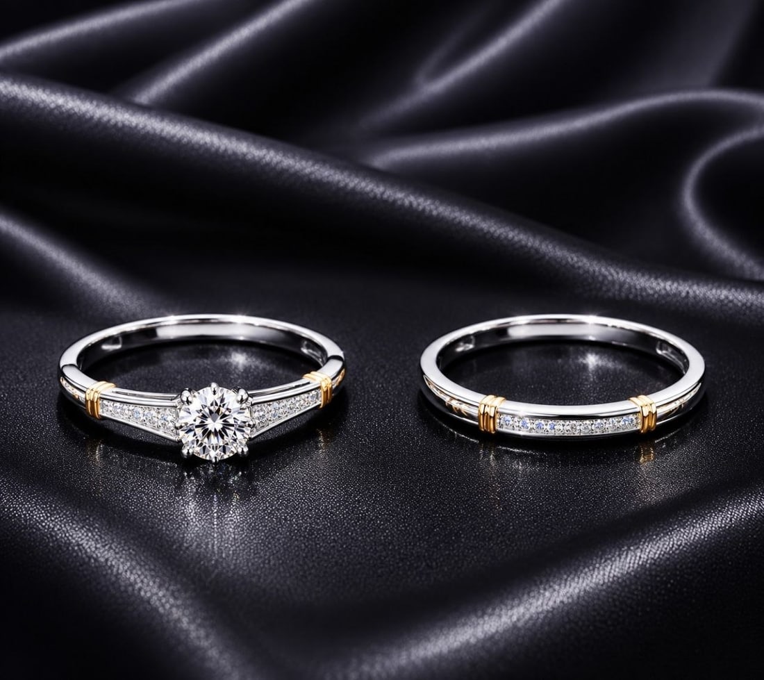 10KT Gold Natural Diamond Bridal Ring Set: NOTE: Additional lots may be added until the final day of the auction. Please check back regularly for updates and newly added items. Celebrate timeless love and elegance with this Classic 10KT White 