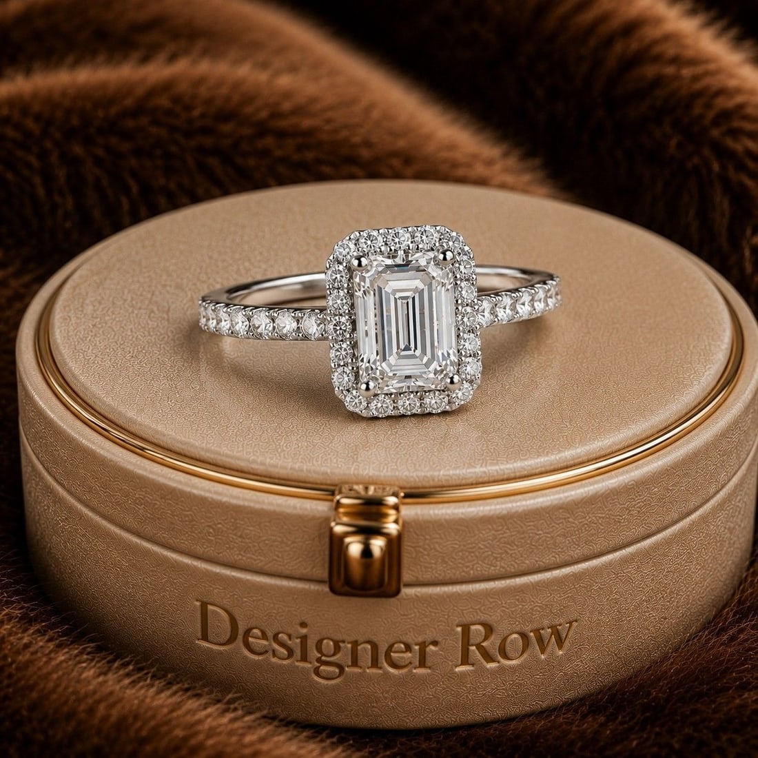 Emerald Cut Lab Diamond Ring - 8