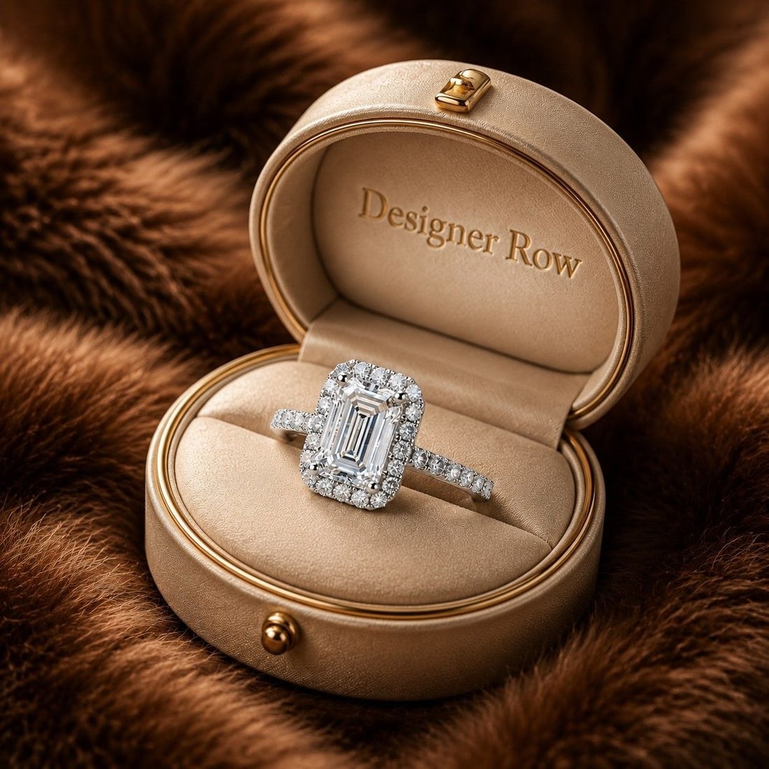 Emerald Cut Lab Diamond Ring - 9