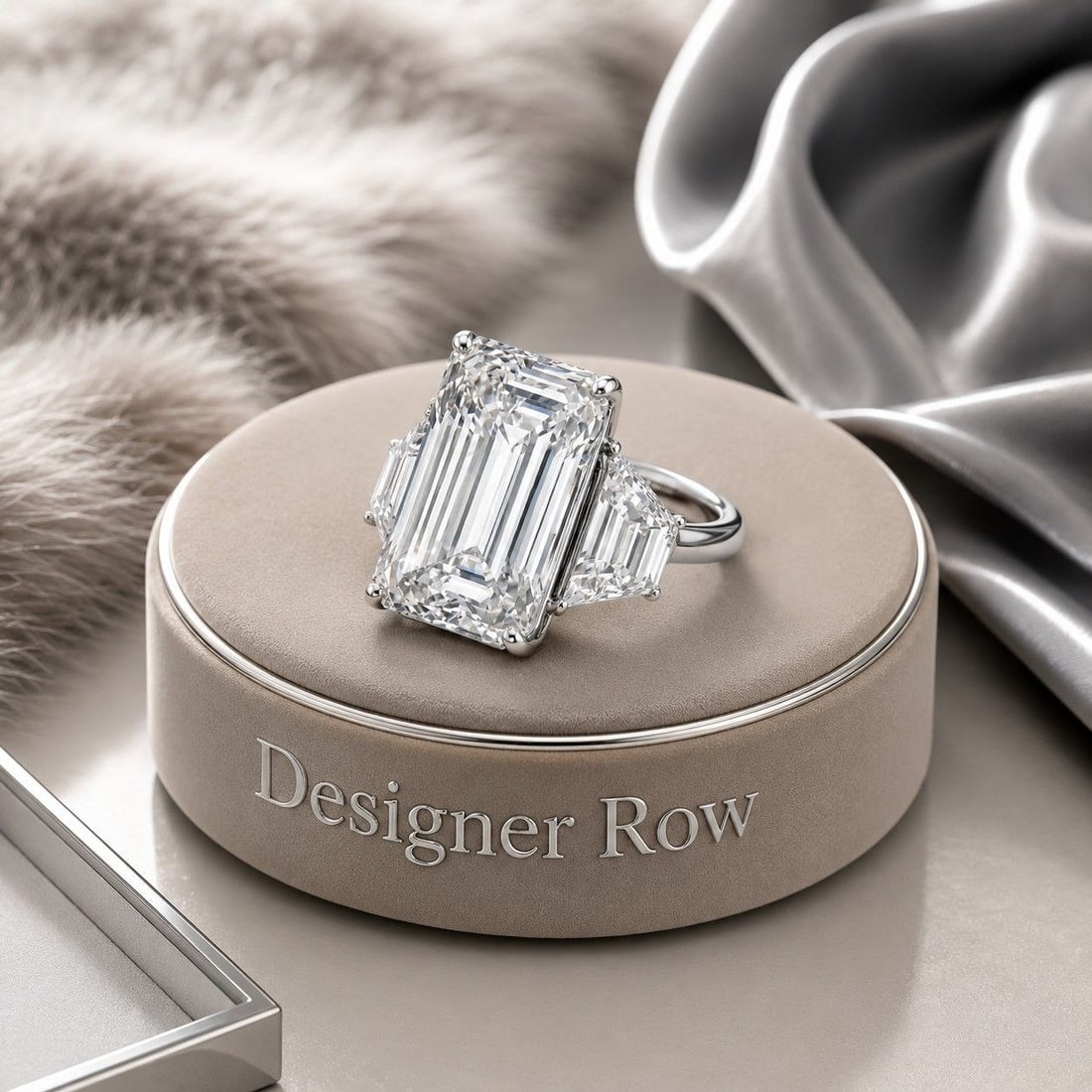 Emerald Cut Luxury Diamond Ring: NOTE- Additional lots may be added until the final day of the auction. Please check back regularly for updates and newly added items. Magnificent 10.110ct Emerald-Cut Diamond Ring in 18K White Gold