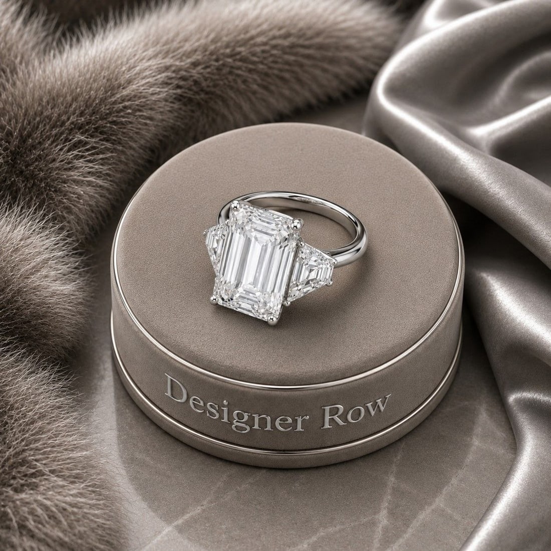 Emerald Cut Luxury Diamond Ring - 8