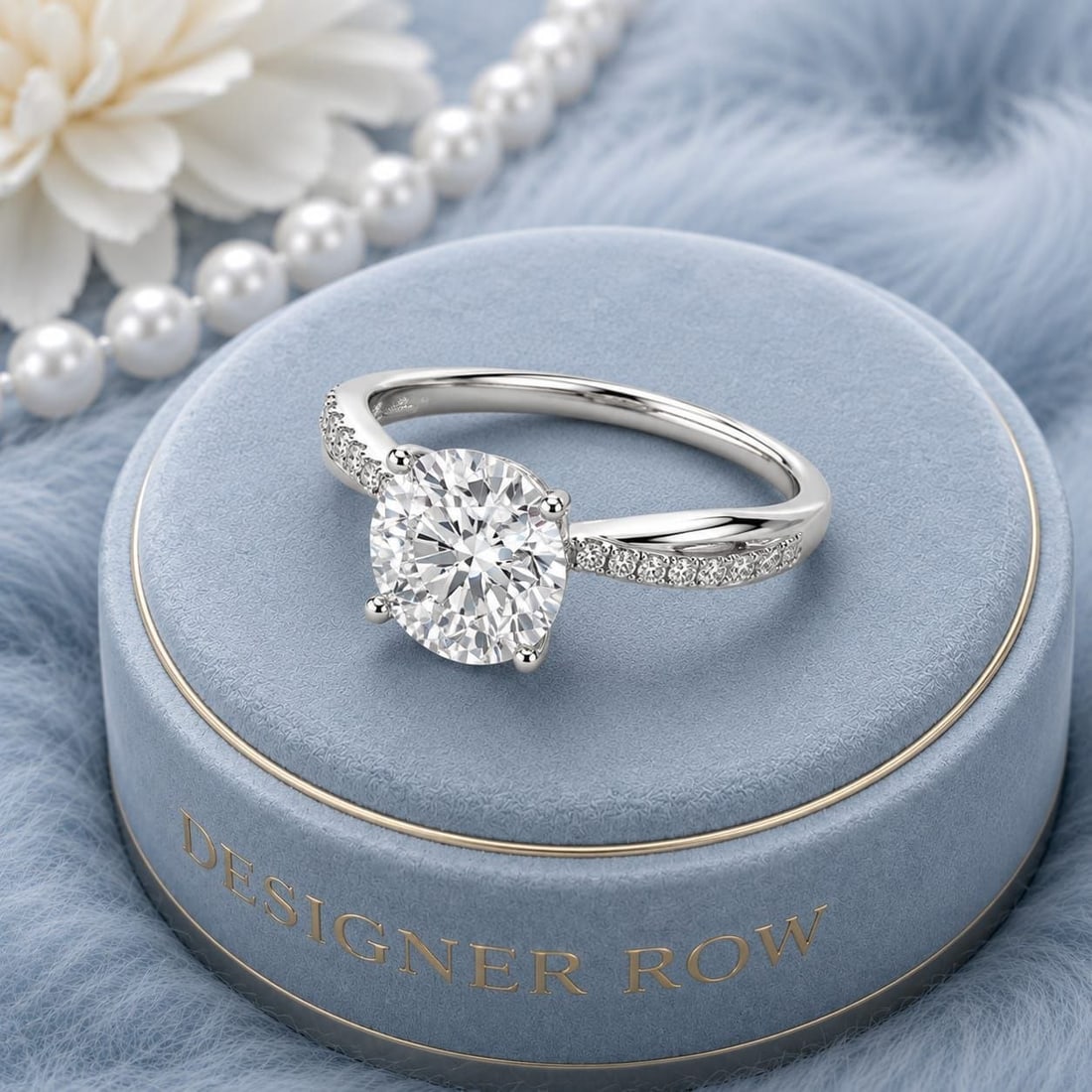 Exceptional Round Brilliant Diamond Ring - 16