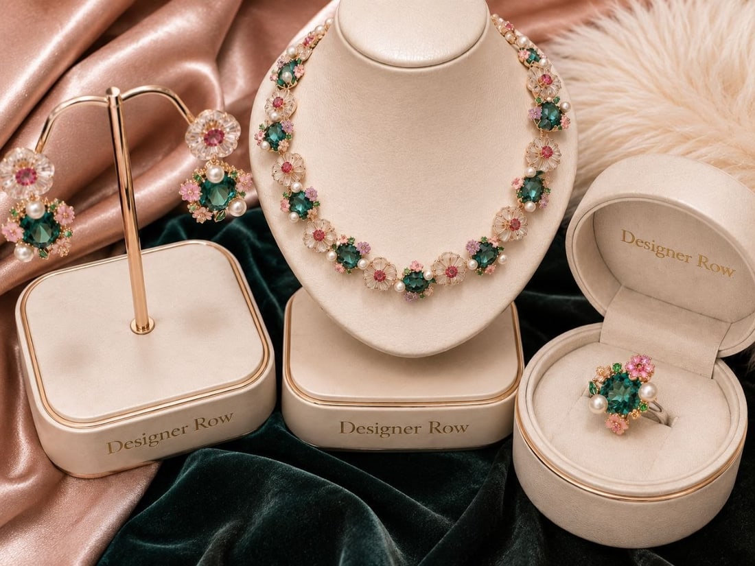Handcrafted Multi Gemstone Jewelry Set: NOTE - Additional lots may be added until the final day of the auction. Please check back regularly for updates and newly added items. This magnificent handcrafted jewelry suite featuring a necklace,