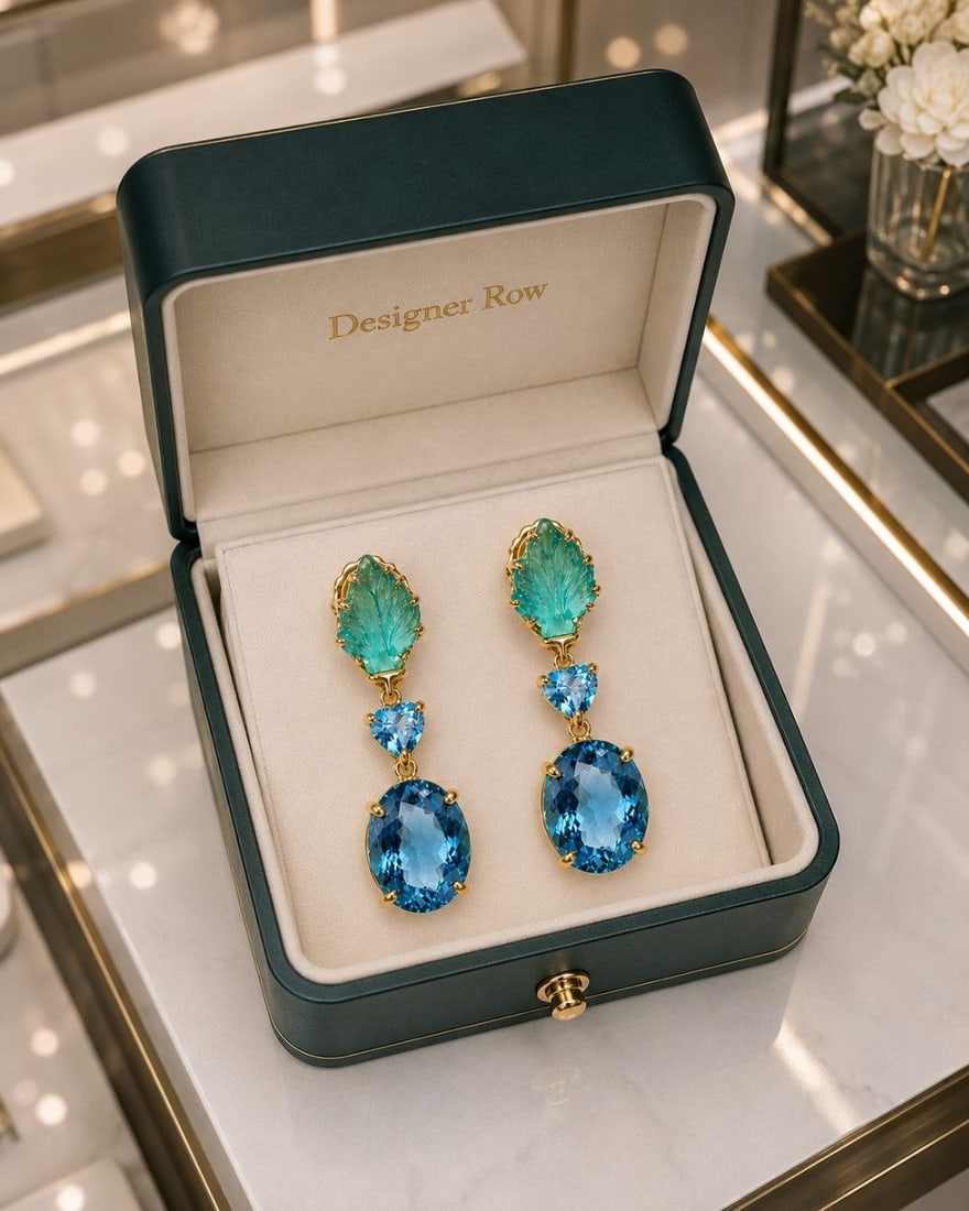 London Blue Chalcedony Luxury Earrings: NOTE - Additional lots may be added until the final day of the auction. Please check back regularly for updates and newly added items. Handcrafted Jewelry Note: Each piece of our jewelry is