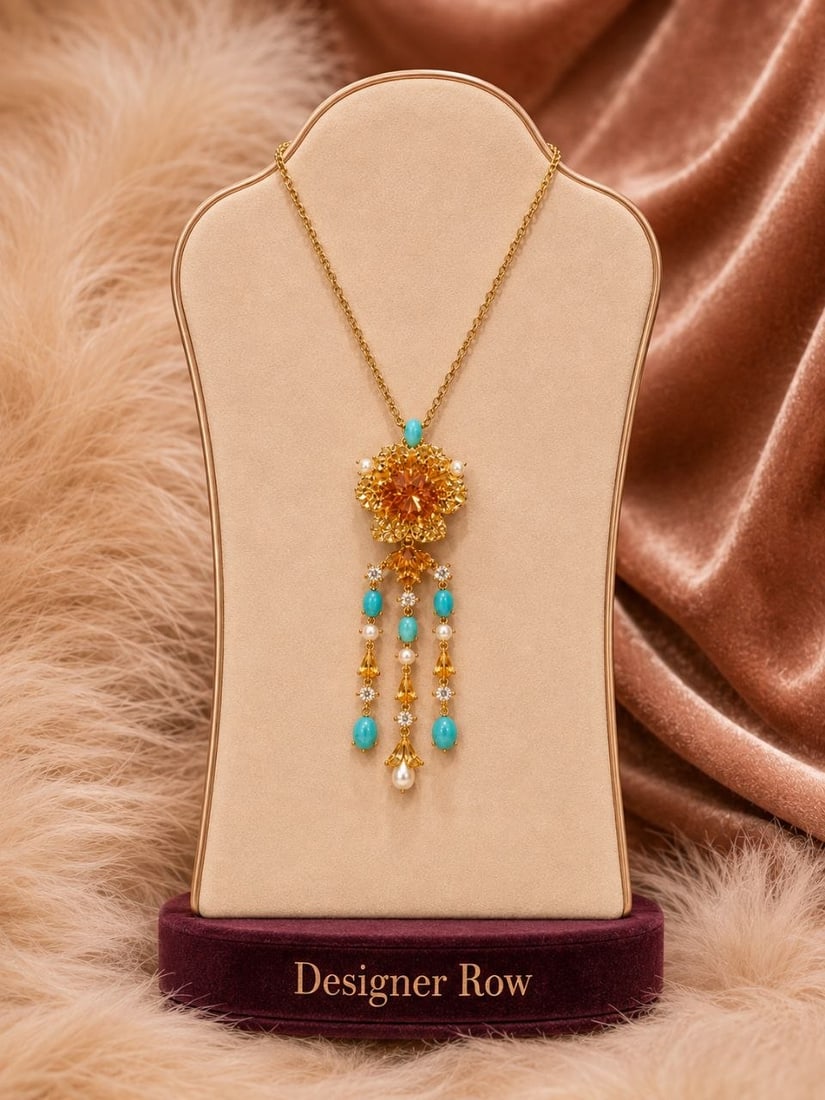Vibrant Mirinda Quartz Statement Pendant: NOTE- Additional lots may be added until the final day of the auction. Please check back regularly for updates and newly added items. Handcrafted Jewelry Note: Each piece of our jewelry is