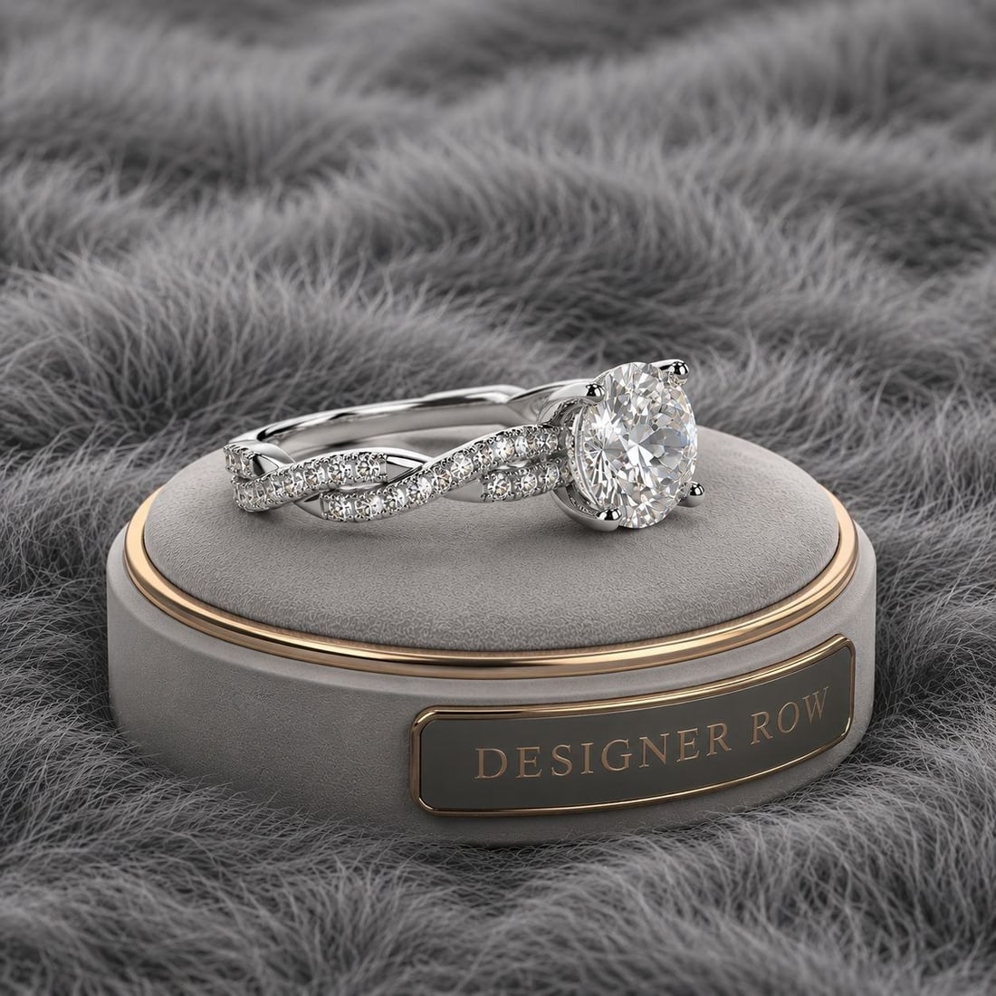D VS1 Round Cut Diamond White Gold Ring: NOTE - Additional lots may be added until the final day of the auction. Please check back regularly for updates and newly added items. An extraordinary expression of modern luxury, this handcrafted 18