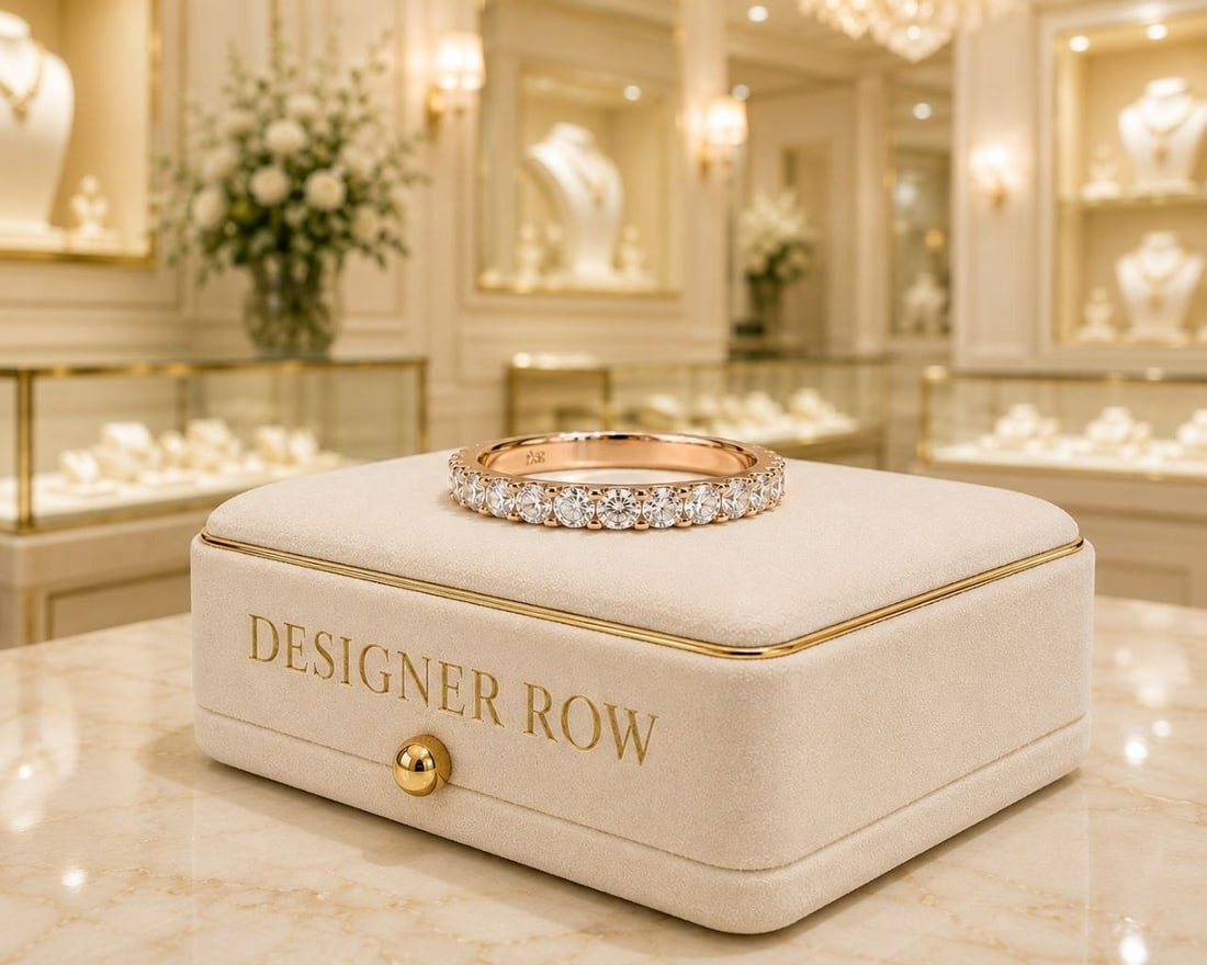 18K Vanilla Gold Round-Cut Diamond Ring: NOTE - Additional lots may be added until the final day of the auction. Please check back regularly for updates and newly added items. A beautifully handcrafted ring created in refined 18K vanilla gol