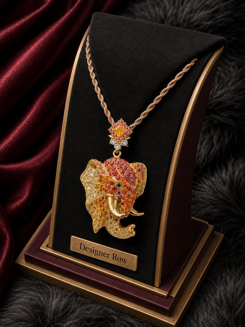 24KT Gold Plated Silver Elephant Brooch: NOTE - Additional lots may be added until the final day of the auction. Please check back regularly for updates and newly added items. 24KT Gold Plated 925 Silver Elephant Brooch Pendant A remarkable