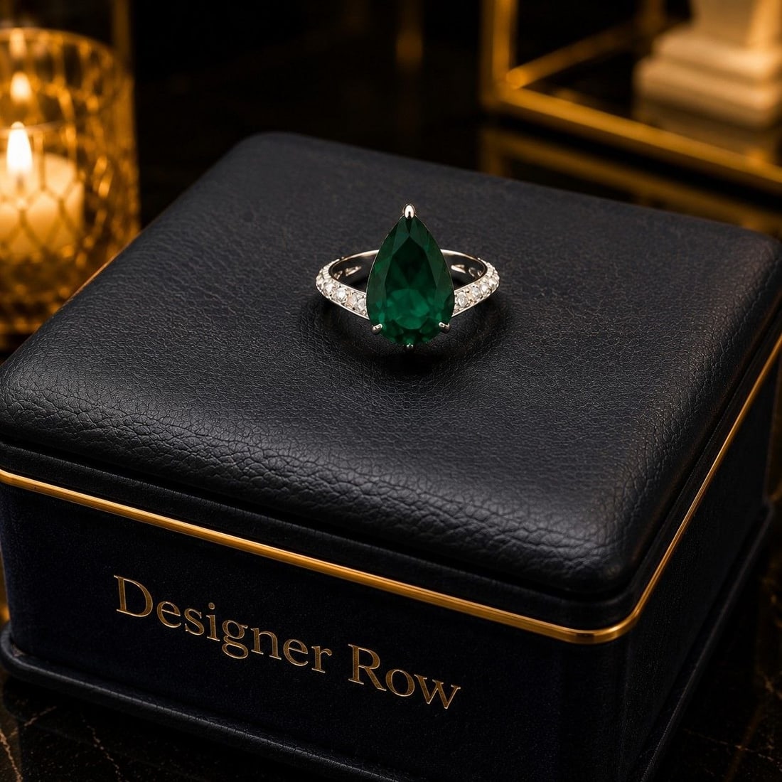 18K Gold Natural Emerald Diamond Ring: NOTE: Additional lots may be added until the final day of the auction. Please check back regularly for updates and newly added items. Presenting an elegant 18K White Gold Emerald and Diamond Ring feat