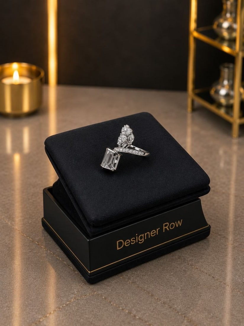 Emerald Cut Lab-Grown Diamond Ring - 2