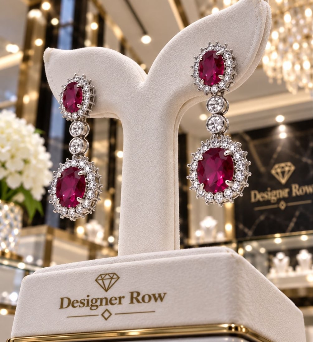 No Reserve Price – Handmade Ruby Gemstone Earrings: Additional Lots: Additional lots may be added until the final day of the auction. Please check back regularly for updates and newly added items. A captivating pair of handcrafted Ruby Earrings, meticu
