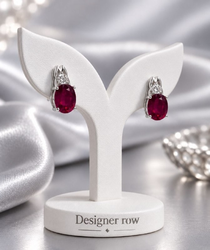 No Reserve Price-Handmade 925 Sterling Silver Ruby Earrings: ABSOLUTELY NO RESERVE PRICE NOTE: Additional lots may be added until the final day of the auction. Please check back regularly for updates and newly added items. Handmade 925 Sterling Silver Ruby Earr