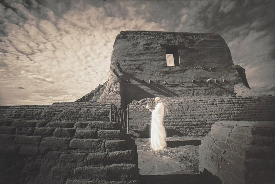 Ghostly Man in White by Artist Unknown (possibly Robert Stivers) (1 of 1)