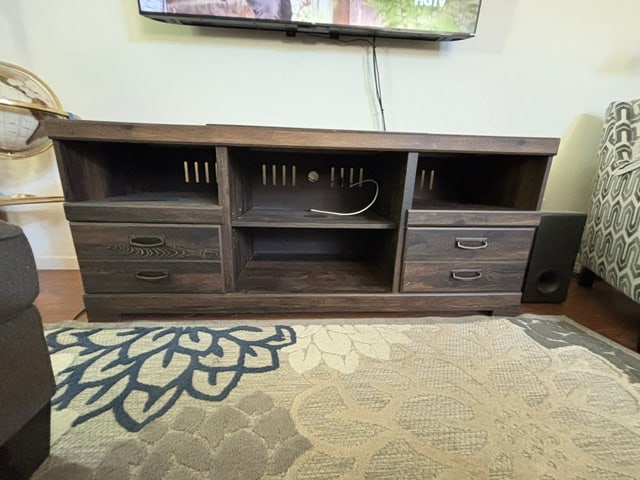 Ashley Furniture Quinden - Dark Brown Large Tv Stand (1 of 6)