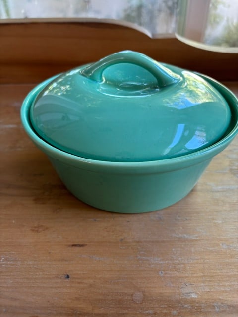 Franciscan Pottery Nasco S-43 Green Casserole w/Lid (1 of 5)