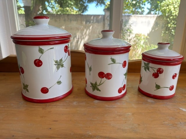 Vintage Home By Target Cherries Jubilee Kitchen Canister Set (1 of 5)