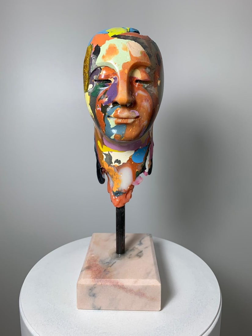 Domenico Ludovico Colourful Thought 2, 2021 Rare and precious natural purified resin from the valley: Domenico Ludovico Colourful Thought 2, 2021 Rare and precious natural purified resin from the valley of the Apuan alps. Unique. 19 7/10 × 9 2/5 in 50 × 24 cm (RRP £6,950) Located London