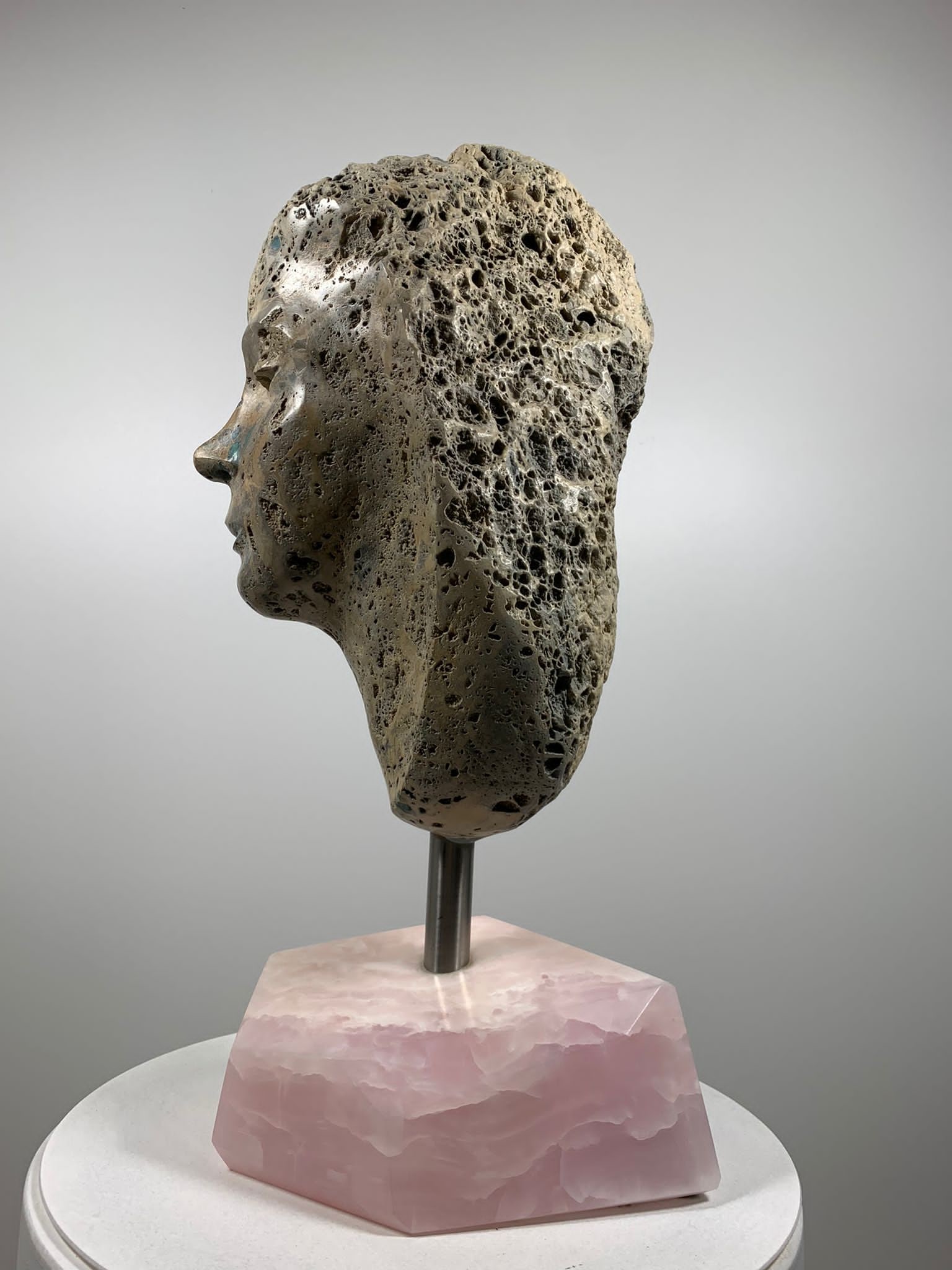 Domenico Ludovico Blue Pink River, 2023 Marble from the Apuan Alps. Rare, precious and ancient on - 3