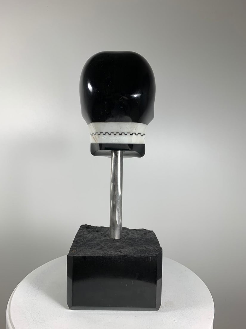 Domenico Ludovico Black Skull n. 1, 2021 Precious and rare marble of Carrara from the valley of - 3