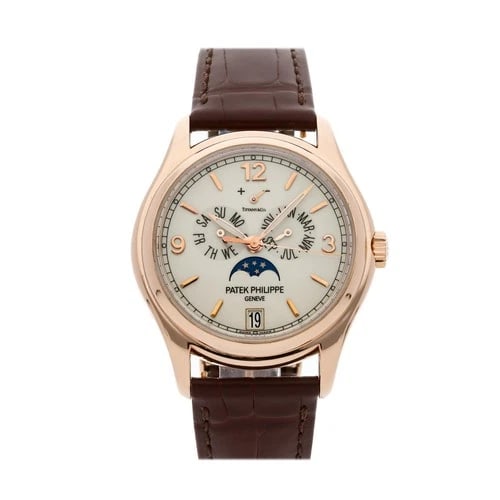 Patek Philippe Complications Annual Cal. Moon Phases Rose Gold Watch 5146R-001 (1 of 5)