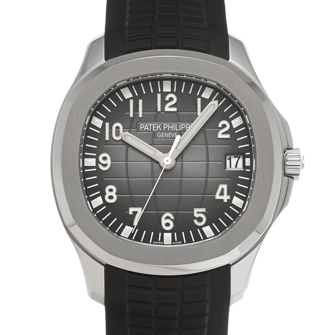 PATEK PHILIPPE Aquanaut 5167/1A-001 Black emboss WATCH: Condition:Pre-owned Genre:Wristwatch/mens Brand:PATEK PHILIPPE Model Number:5167A-001 Movement:Mechanical Automatic / Cal.324 S C Dial Color:Black emboss Case:Stainless steel Windproof Material:Sapphi