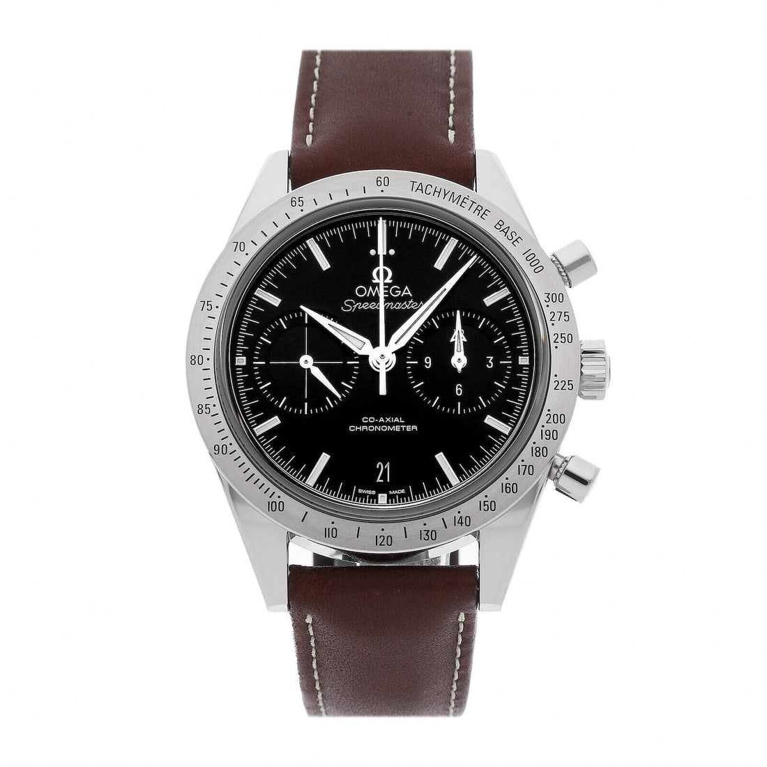 Omega Speedmaster '57 Chrono Auto Steel Mens Watch Date 331.12.42.51.01.001 (1 of 6)