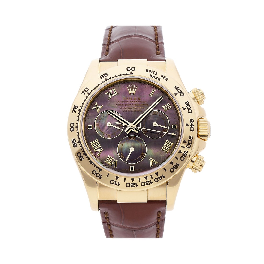 Rolex Daytona Cosmograph Automatic 40mm Gold Mens Strap Watch Chrono 116518 (1 of 4)