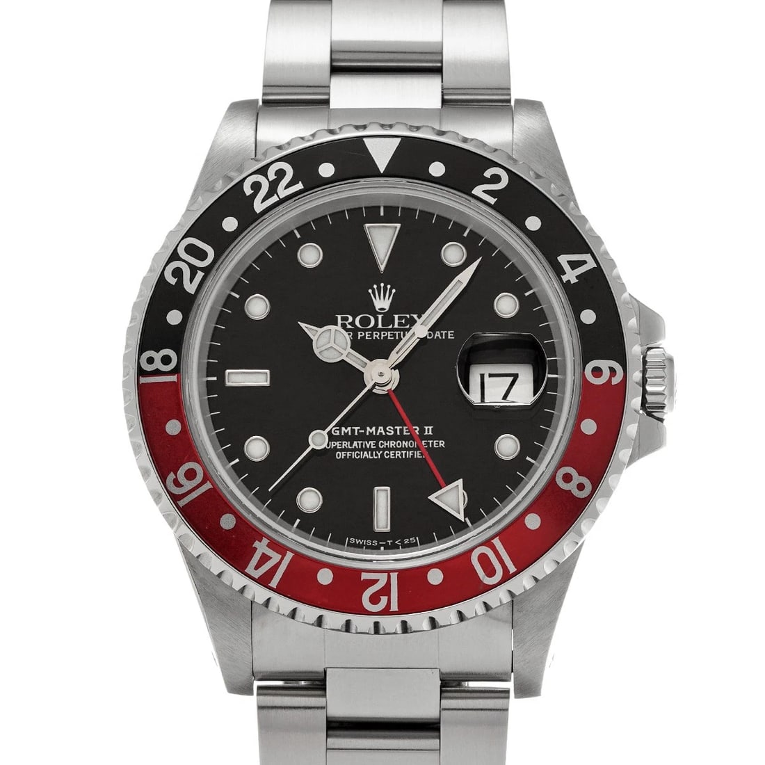 ROLEX GMT-MasterII 16710 black WATCH: Condition:Pre-owned Genre:Wristwatch/mens Brand:ROLEX Model Number:16710 Movement:Mechanical Automatic Dial Color:black Case:Stainless steel Windproof Material:Sapphire Crystal Glass Bezel:Stainless s
