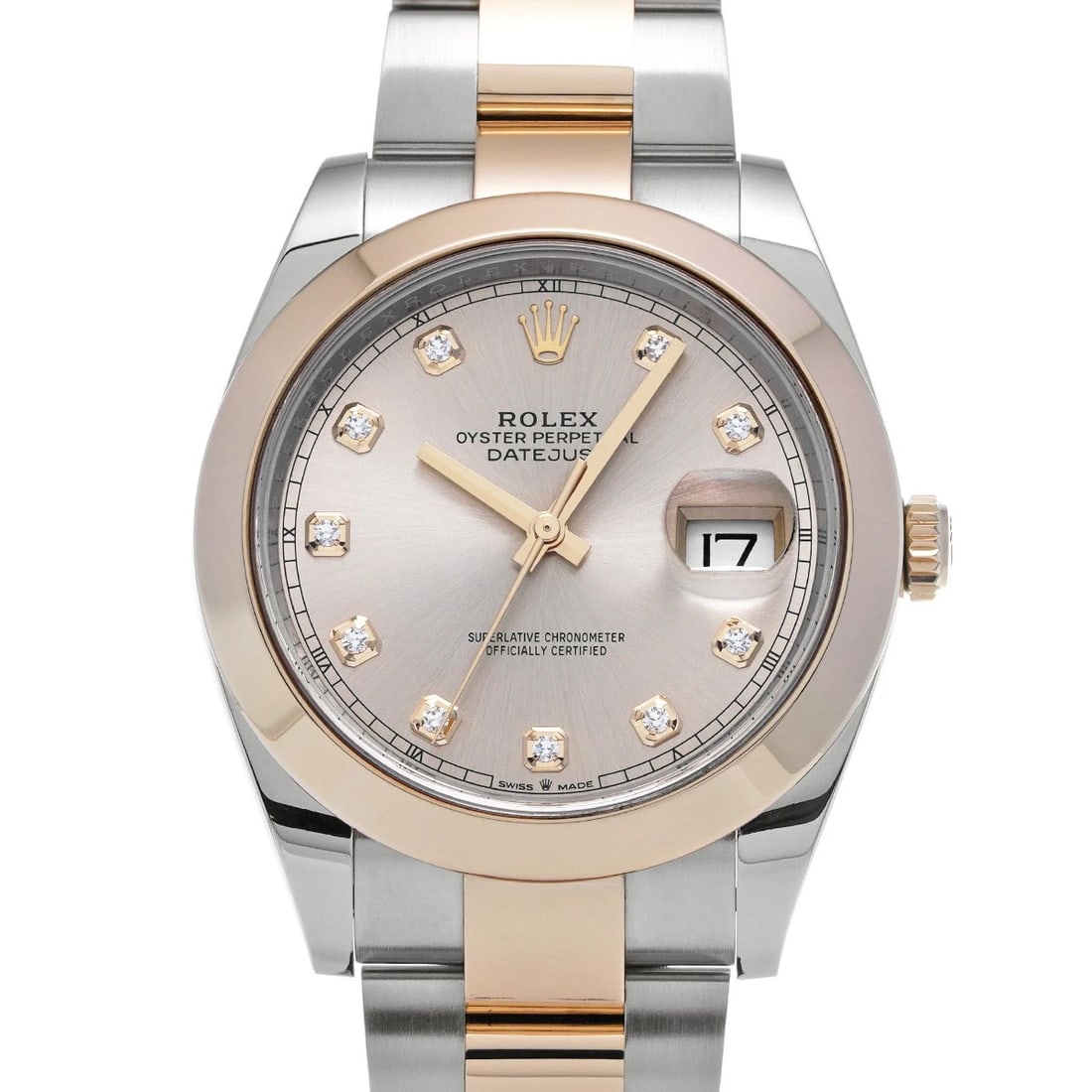 ROLEX Datejust 41 126301G Sundust/diamond WATCH (1 of 5)