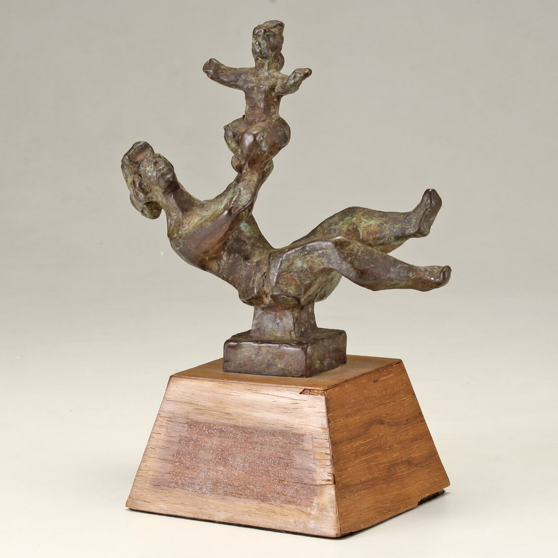 Chaim Gross American: 1904-1991 Caring, ca. 1971 Patinated Bronze (1 of 9)