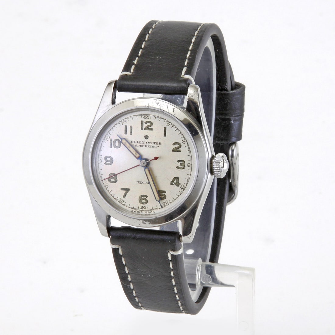 Rolex 4220 Speedking Precision Ca1. 10 1/2 Stainless Steel 31mm Watch (1 of 11)