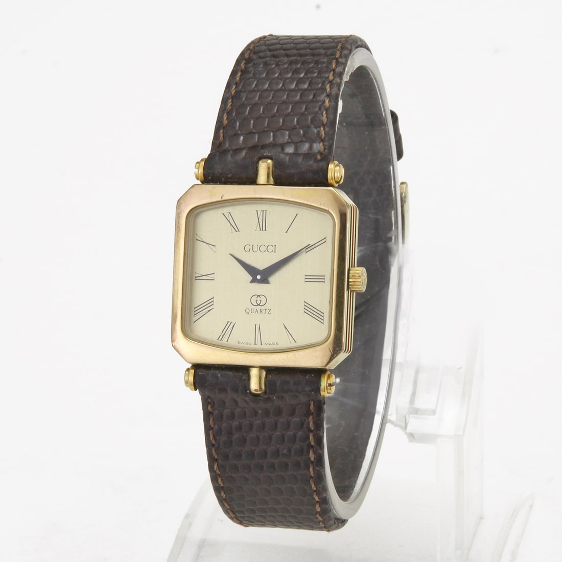 Gucci "Sherry Line" Quartz GP Ladies Swiss 25mm Watch Champagne Dial (1 of 12)