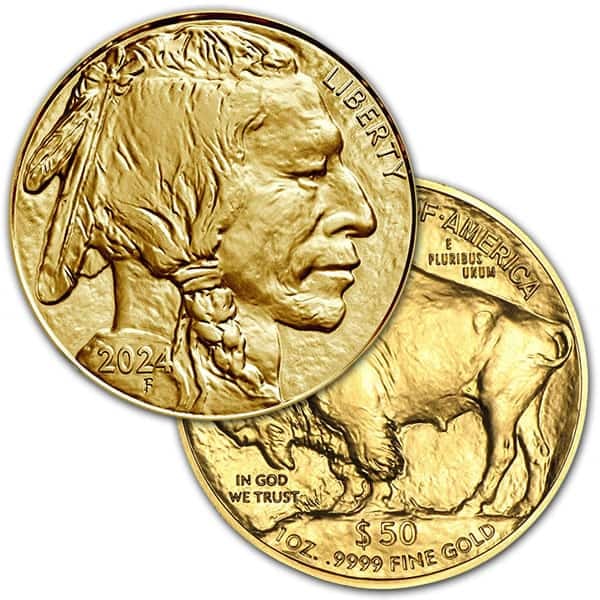 Collection of (4) 2023 American Buffalo - 1 Troy Ounce .9999 Pure Gold (1 of 4)