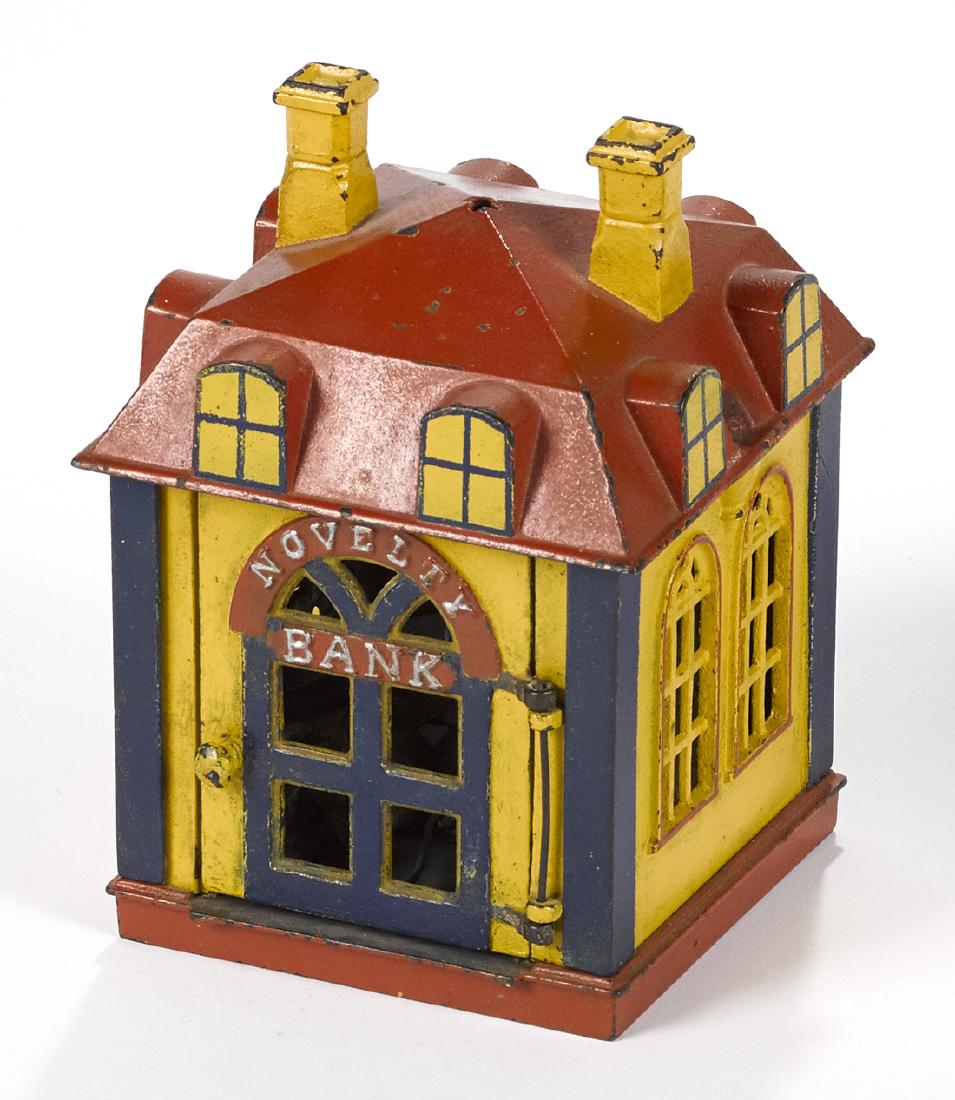 J. & E. Stevens cast iron Novelty mechanical bank. (1 of 1)