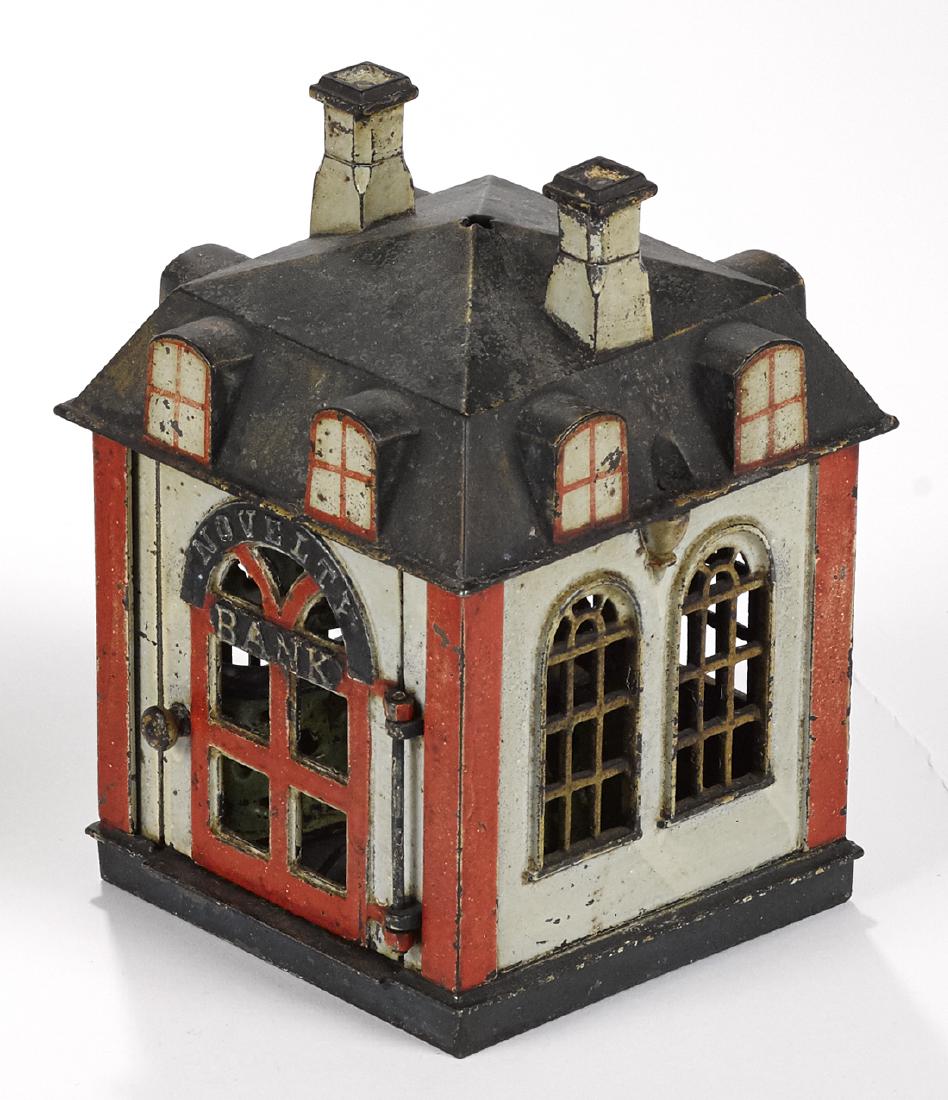 J. & E. Stevens cast iron Novelty mechanical bank. (1 of 1)