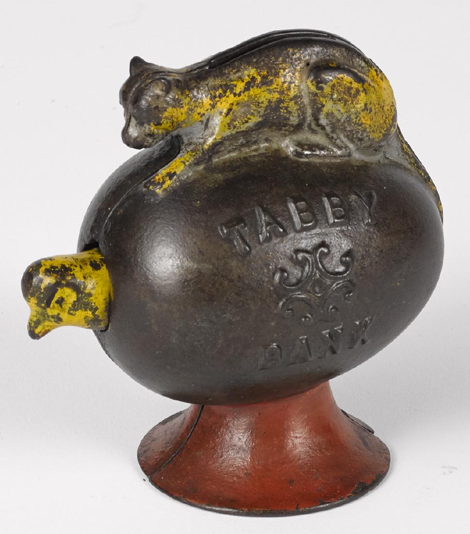 Cast iron Tabby mechanical bank. (1 of 1)