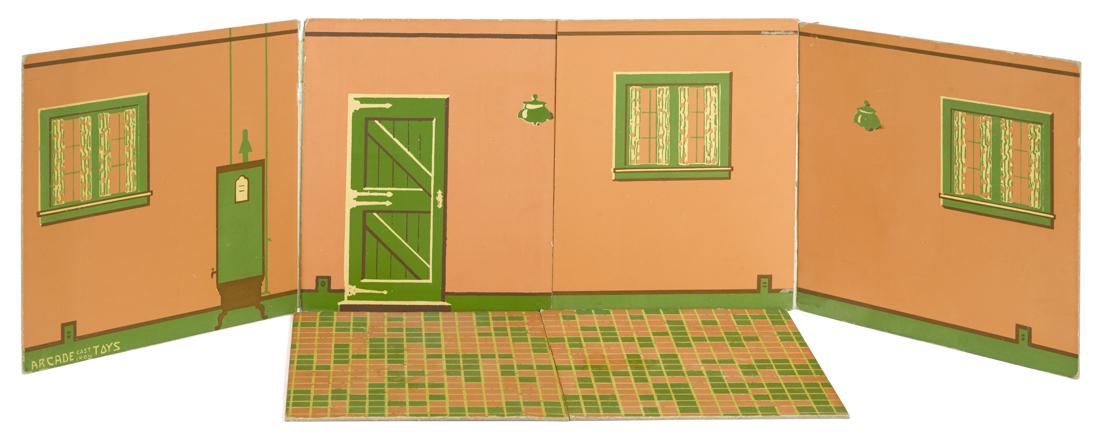 Arcade laundry room surround, walls - 10'' h. (1 of 1)