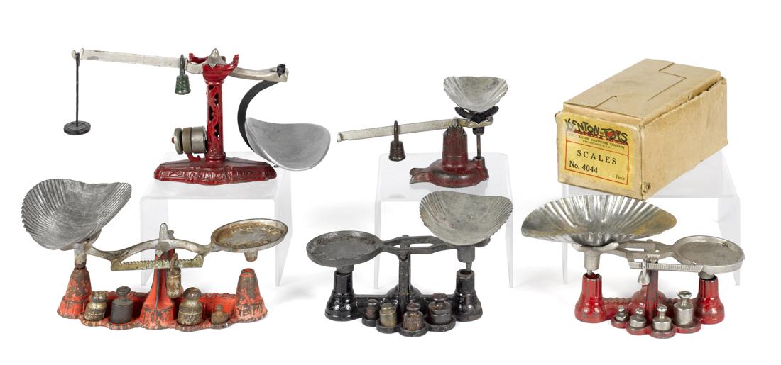 Five cast iron balance scales, to include one Kenton (1 of 1)
